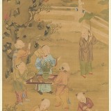 《夏景戏婴图》