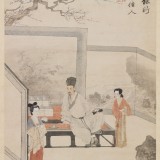 倣唐人仕女图-明 唐寅